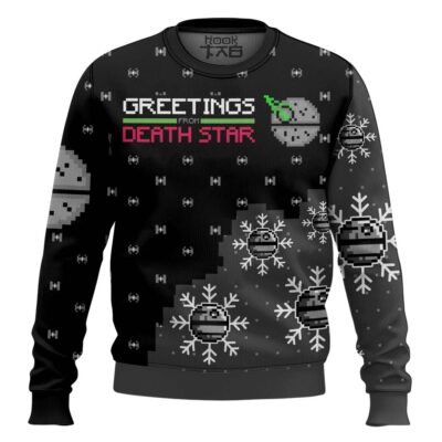 Star Wars Greetings From Death Star Ugly Christmas Sweater
