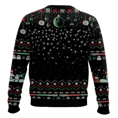 Hooktab Star Wars Merry Force Be With You Ugly Christmas Sweater