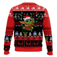 Hooktab Star Wars Santa Baby Yoda Ugly Christmas Sweater