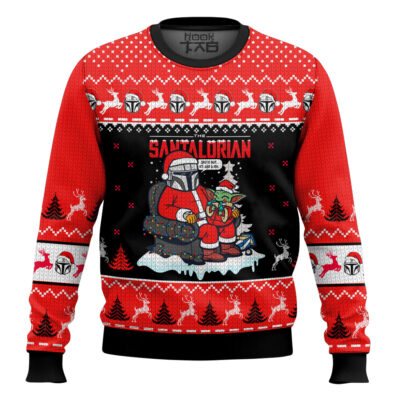 Star Wars Santalorian Ugly Christmas Sweater