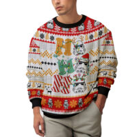 Hooktab Star Wars Stormtrooper Ho Ho Ho Ugly Christmas Sweater