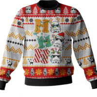 Hooktab Star Wars Stormtrooper Ho Ho Ho Ugly Christmas Sweater