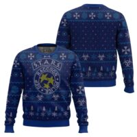 Hooktab S.T.A.R.S. Racoon Police Dep Resident Evil Ugly Christmas Sweater