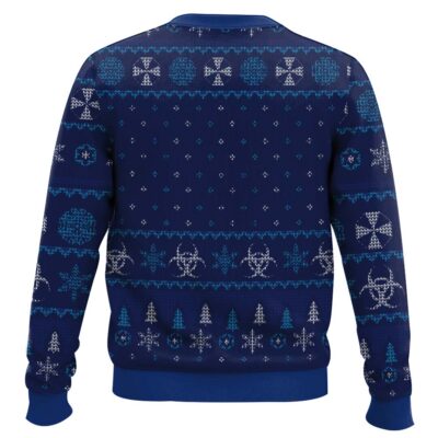 Hooktab S.T.A.R.S. Racoon Police Dep Resident Evil Ugly Christmas Sweater