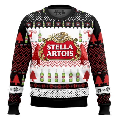 Stella Artois Beer Ugly Christmas Sweater