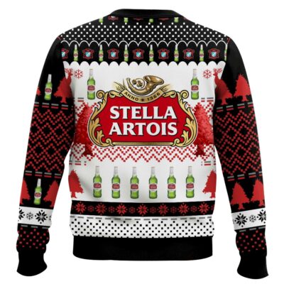 Hooktab Stella Artois Beer Ugly Christmas Sweater