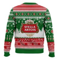 Hooktab Stella Artois Belgium beer Ugly Christmas Sweater
