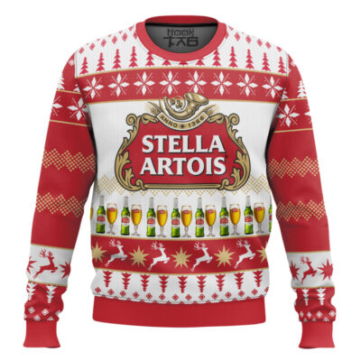 Stella Artois Pilsner Ugly Christmas Sweater