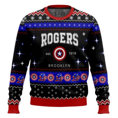 Steve Rogers Captain America Ugly Christmas Sweater