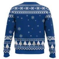 Hooktab Stitch Blue Christmas Lilo And Stitch Ugly Christmas Sweater