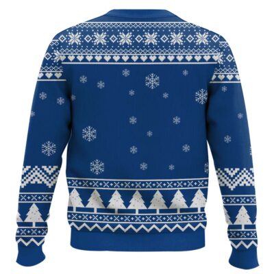 Hooktab Stitch Blue Christmas Lilo And Stitch Ugly Christmas Sweater