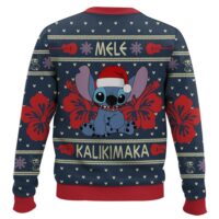 Hooktab Stitch Mele Kalikimaka Lilo And Stitch Ugly Christmas Sweater
