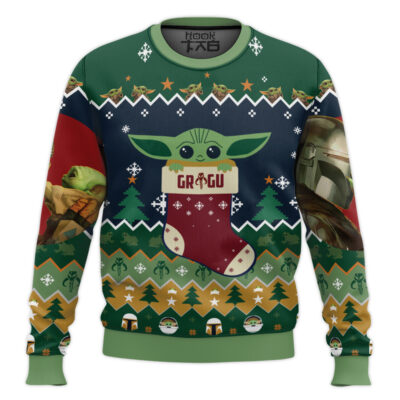 Stocking Stuffers Baby Yoda Grogu Star Wars Ugly Christmas Sweater