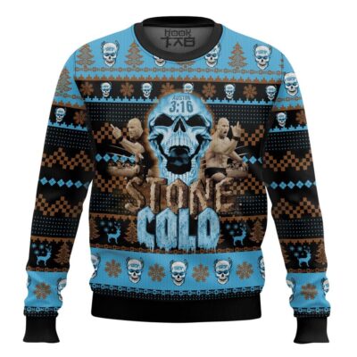 Stone Cold WWE Ugly Christmas Sweater