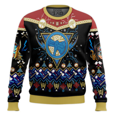 Storm Breaker Thor Marvel Ugly Christmas Sweater