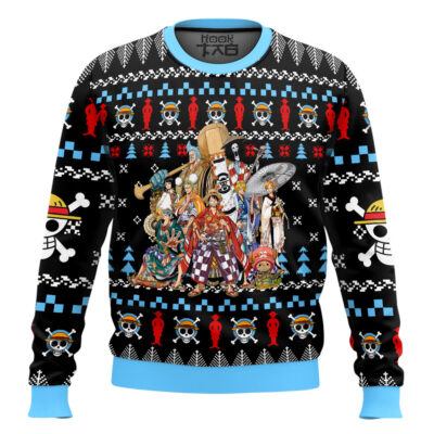 Straw Hat Crew One Piece Ugly Christmas Sweater
