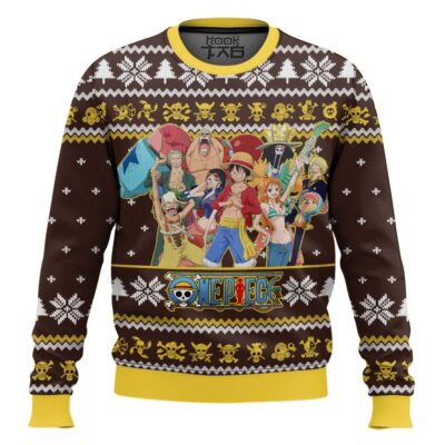 Straw Hat Pirates Crew One Piece Ugly Christmas Sweater