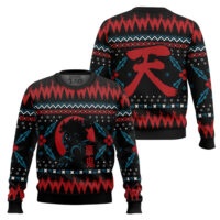 Hooktab Street Fighter Akuma Ugly Christmas Sweater