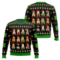 Hooktab Street Fighter Classic Collection Ugly Christmas Sweater