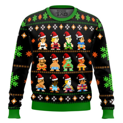Street Fighter Classic Collection Ugly Christmas Sweater