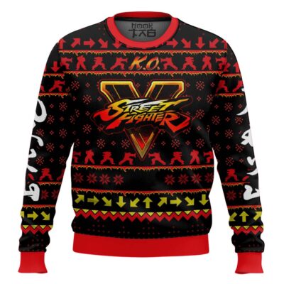 Street Fighter Ryu Ugly Christmas Sweater