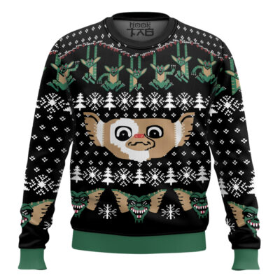 Stripe Gizmo Gremlins Ugly Christmas Sweater
