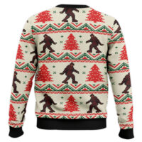 Hooktab Stylish Bigfoot Ugly Christmas Sweater
