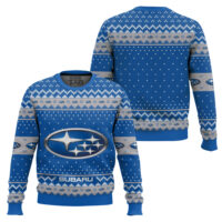 Hooktab Subaru Ugly Christmas Sweater