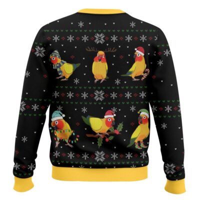 Hooktab Sun Conure Ugly Christmas Sweater