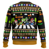 Hooktab Super Mario Abbey Road Ugly Christmas Sweater