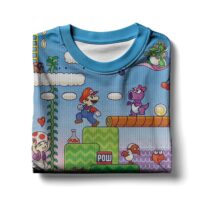 Hooktab Super Mario Adventure Ugly Christmas Sweater