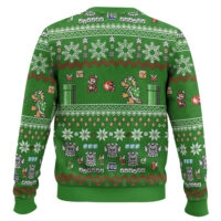 Hooktab Super Mario Bowser Battle Ugly Christmas Sweater