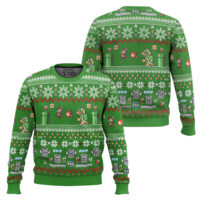 Hooktab Super Mario Bowser Battle Ugly Christmas Sweater