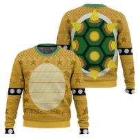Hooktab Super Mario Bowser Cosplay Ugly Christmas Sweater