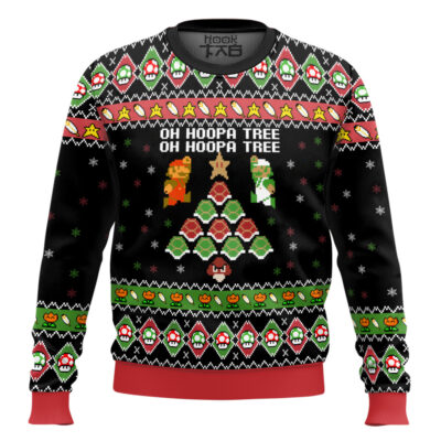 Super Mario Koopa Tree Ugly Christmas Sweater