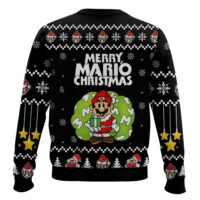 Hooktab Super Mario Santa Ugly Christmas Sweater