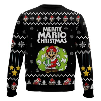 Hooktab Super Mario Santa Ugly Christmas Sweater