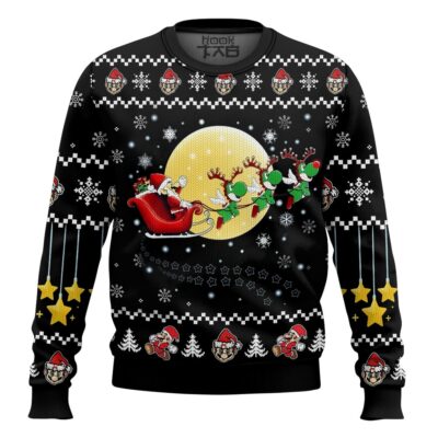 Super Mario Santa Ugly Christmas Sweater