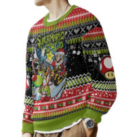 Hooktab Super Mario World Ugly Christmas Sweater