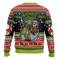 Hooktab Super Mario World Ugly Christmas Sweater