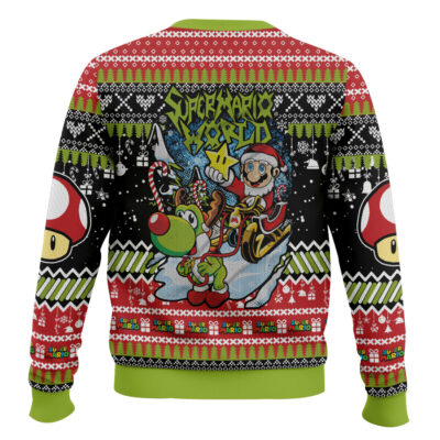 Hooktab Super Mario World Ugly Christmas Sweater