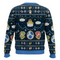Hooktab Super Mario Yoshi And Bowser Ugly Christmas Sweater