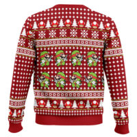 Hooktab Super Ralph Bro Mario Ugly Christmas Sweater