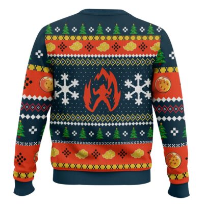 Hooktab Super Saiyan Dragon Ball Ugly Christmas Sweater