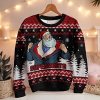 Hooktab Supersanta Ugly Christmas Sweater