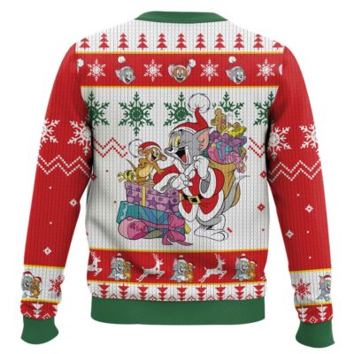 Hooktab Surprise! Tom And Jerry Ugly Christmas Sweater