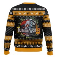 Hooktab T-rex Jurassic World Ugly Christmas Sweater