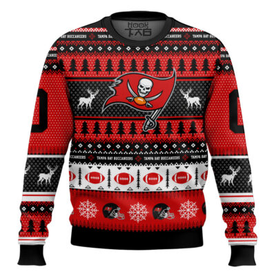 Tampa Bay Buccaneers - Custom Name And Number Ugly Sweater