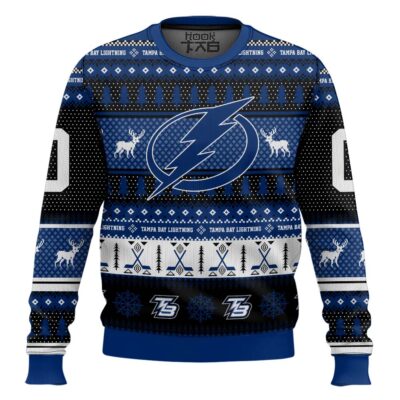 Tampa Bay Lightning - Custom Name And Number Ugly Sweater