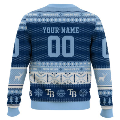 Hooktab Tampa Bay Rays – Custom Name And Number Ugly Sweater